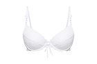 Romantic push-up bra, lacing, lace cups, A to D-cup